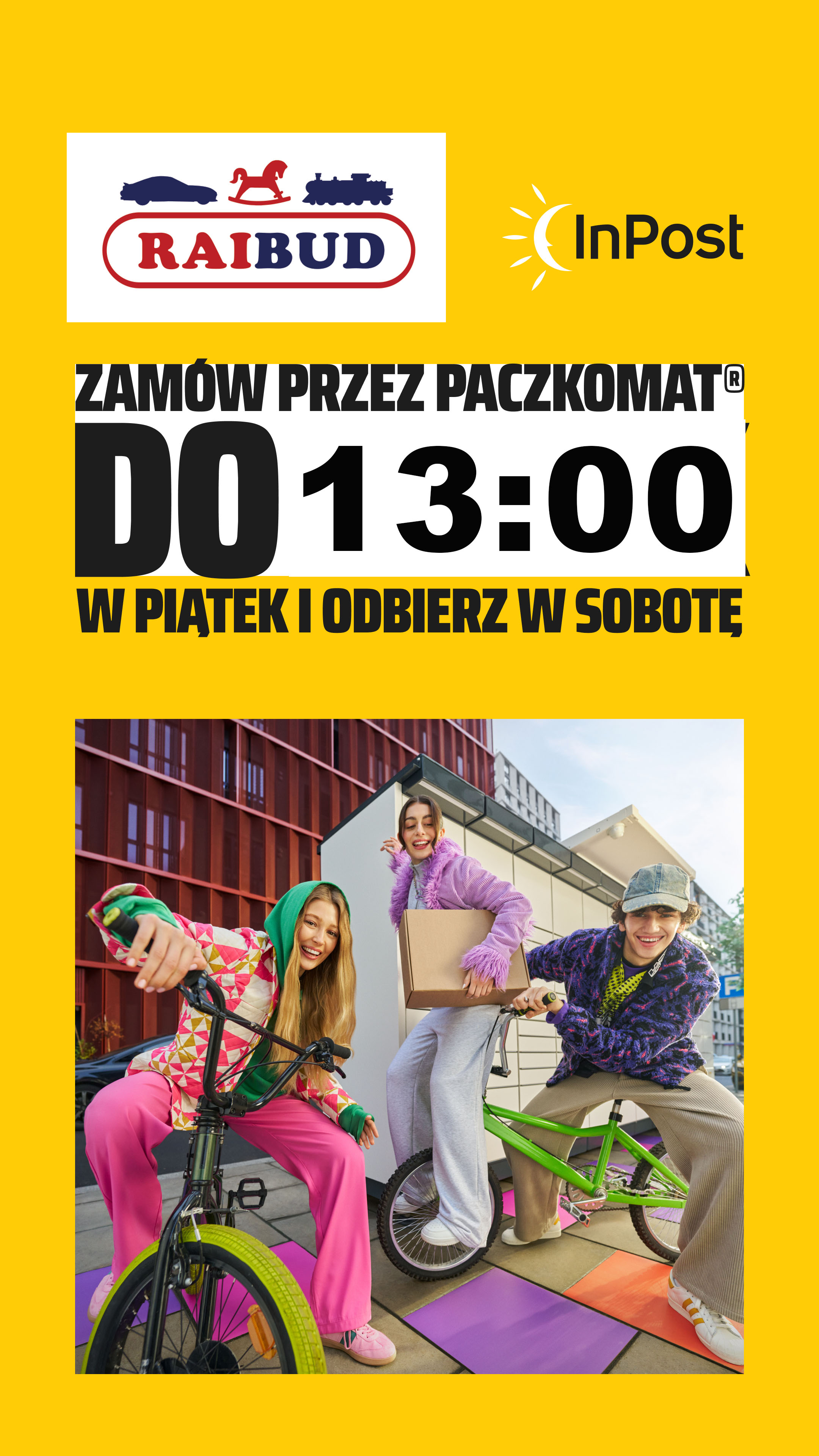 INPOST dostawa w sobotę na Dzień Dziecka